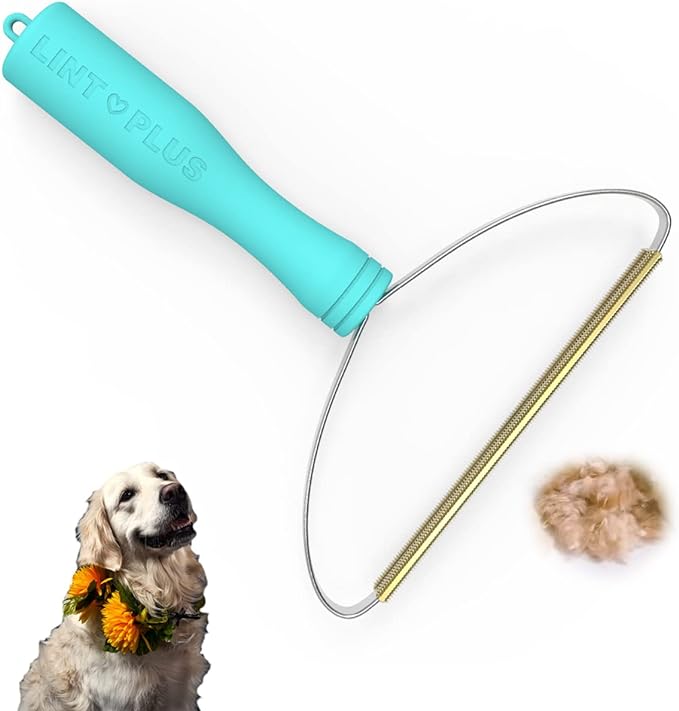 Deep Cleaner Pro Pet Hair Remover-Special Cat Hair Remover Multi Fabric Edge and Carpet Rake Scraper by LINTPLUS-Dog Hair Remover for Rugs,Couch & Pet Towers-Easy to Every Hair!