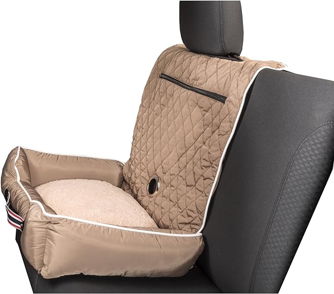 Seat Armour PET2GO101T Pet2Go Tan Car Pet Bed and Seat Cover, 26x20x6, 3.5 lbs